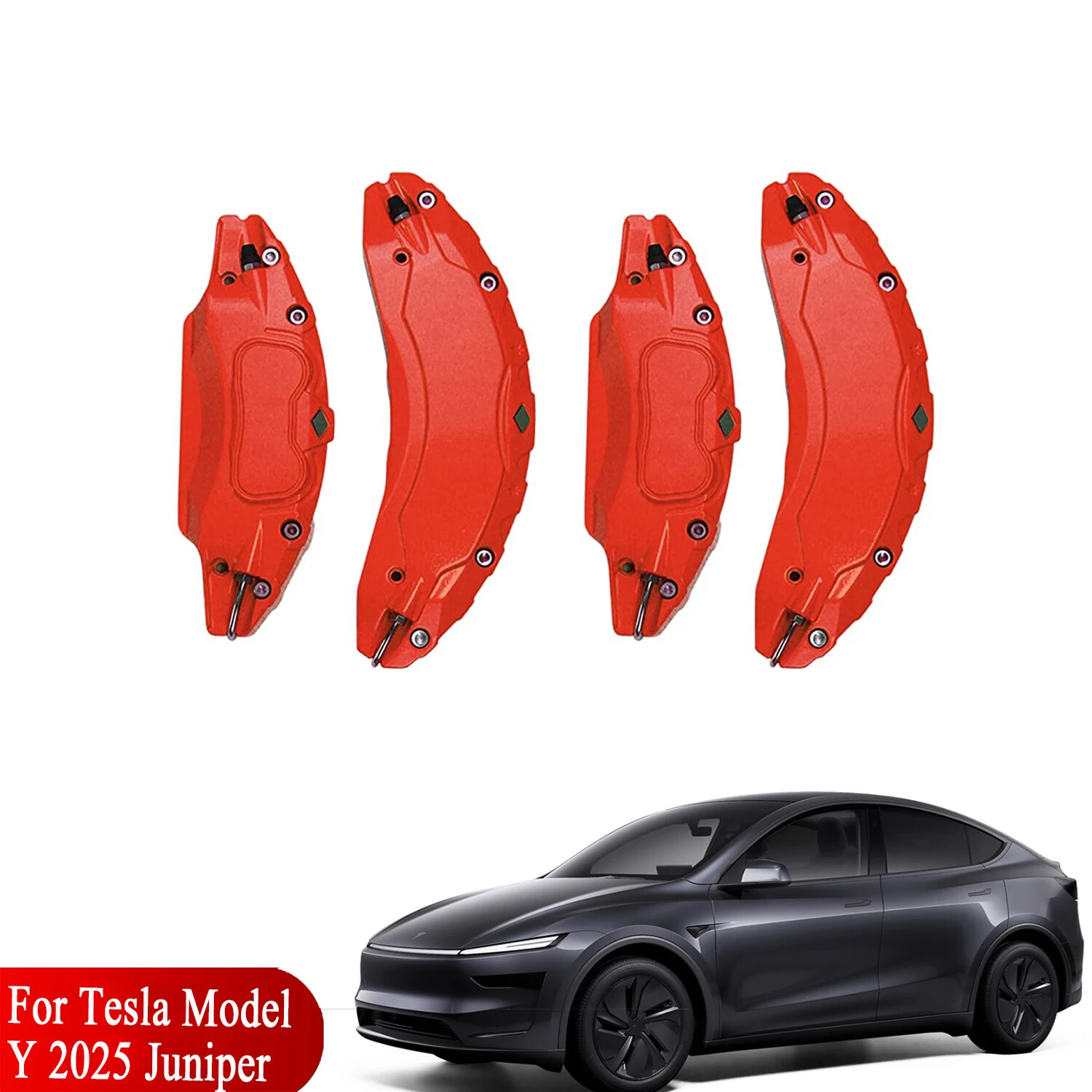 TeslaモデルY 2017-2024 19&20インチブレーキキャリパーカバー TeslaモデルY 2017-2024 19&20インチブレーキキャリパーカバー