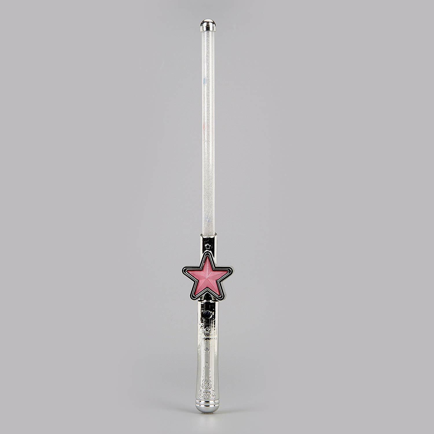 Fun Central M900, 1 Pc, 15 Inches, Multicolor LED Light Up Star Wand.