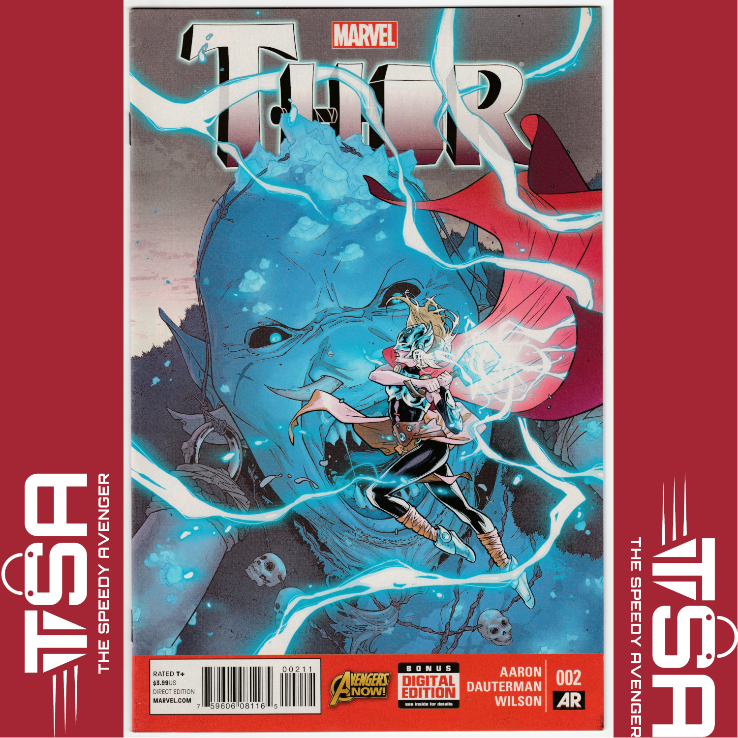 THOR #2 (Vol. 4, 2014) KEY ISSUE! First JANE FOSTER AS THOR! Natalie Portman