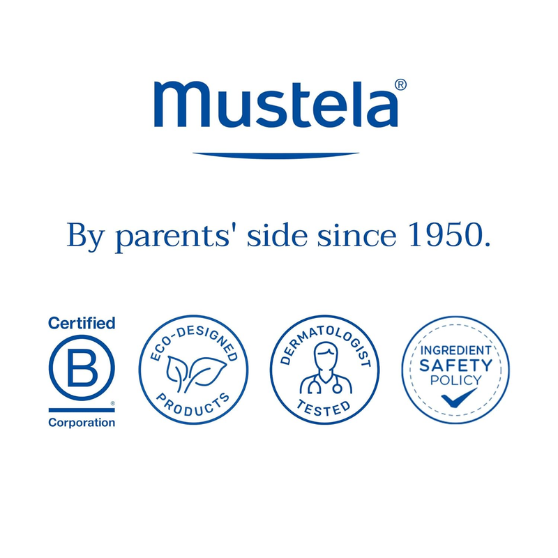 Mustela Cradle Cap Foam Shampoo for Newborn - Baby Shampoo with Natural Avocado