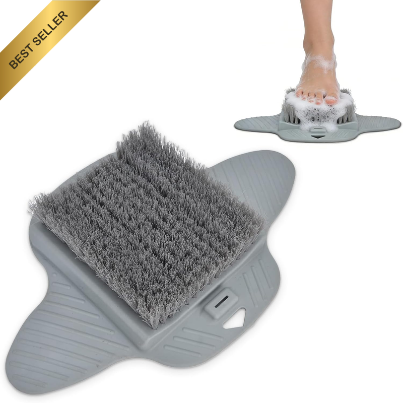 Feet Cleaner Brush Foot Scrubber Scrub Massager Shower Bath Tub Floor Exfoliatin