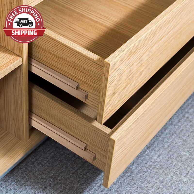 16 Inches Wooden Drawer Slides Bottom Mount Classic Center Guide Track with Meta