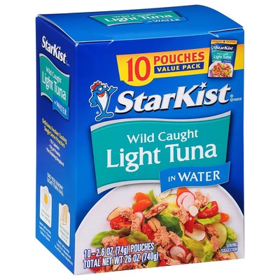 Chunk Light Tuna in Water 2.6 Ounce Pack of 10