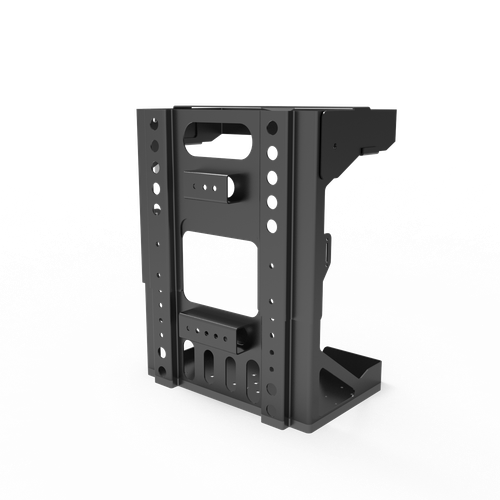 Adjustable Backpack Blower Sprayer Rack for Open & Enclosed Landscape Trailer