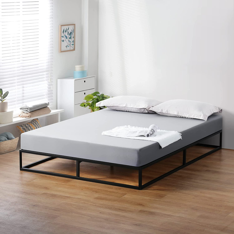 / Steel Slats / Mattress Found