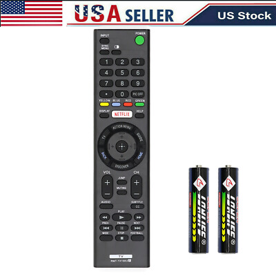 Universal Replacement Remote Control YD092 for All Sony Bravia Smart TV Battery
