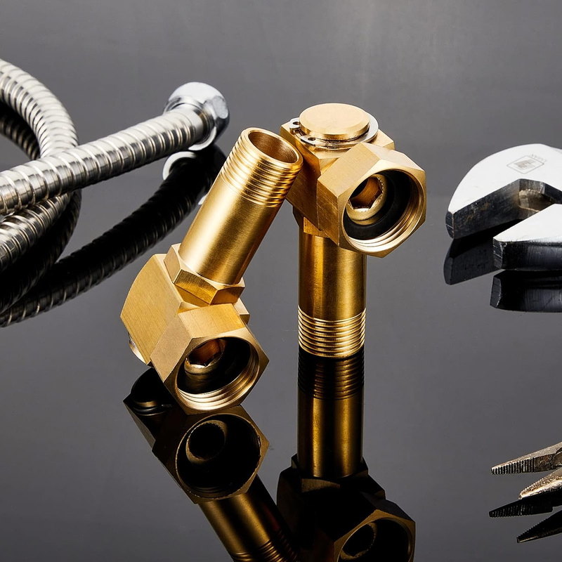 Hose Reel Swivel Fittings - Brass Replacement - 2 Pieces - Garden Hose Adapter