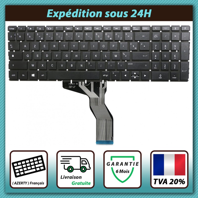 Clavier FranÃAis Azerty Pour Hp   15s-Fq2005nf 15s-Fq2005sf 15s-Fq2006nf