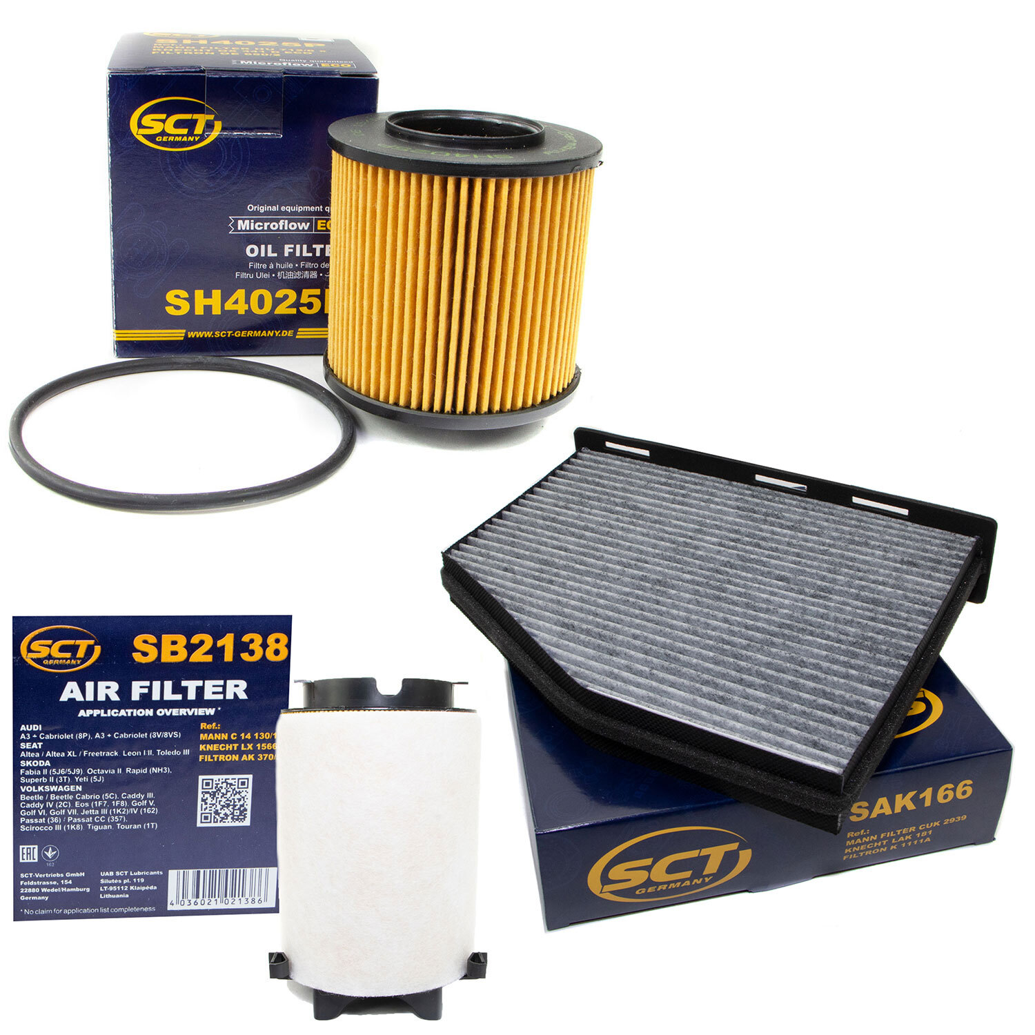 ⭐︎ Inspektionspaket Filterset für VW Golf V Plus Jetta III