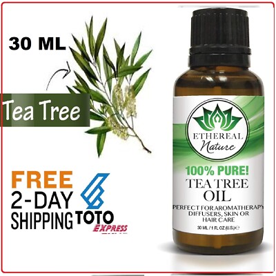 Aceite De Arbol De Te Para Hongos Organico Grado Terapeutico TeaTree Oil Puro.