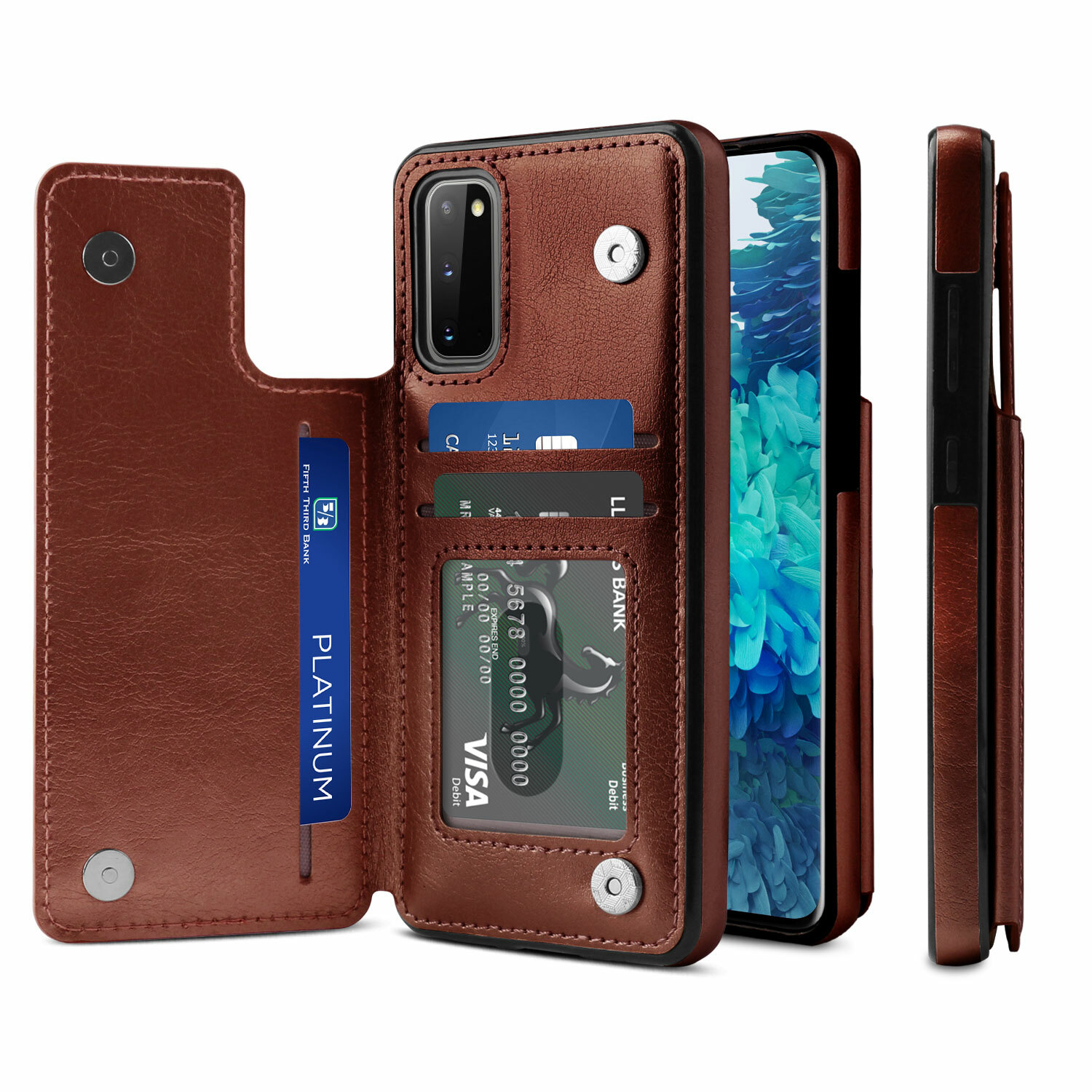 For Samsung Galaxy S20 FE 5G Note 20 Ultra wallet case Leather Card Slots Cover | eBay