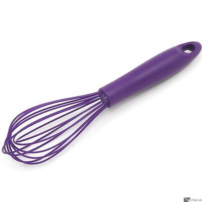 Chef Craft Premium Silicone Colorful Kitchen Baking Utensil 11" Whisk, Purple