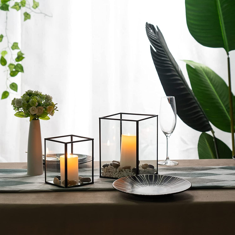 2 Sets, Windproof Hurricane Candleholders，candle Holders For