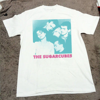 The Sugarcubes Band Members White T-Shirt Cotton Unisex