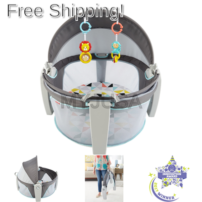 Fisher-Price On-The-Go Baby Dome, White Windmill (Standard Packaging)