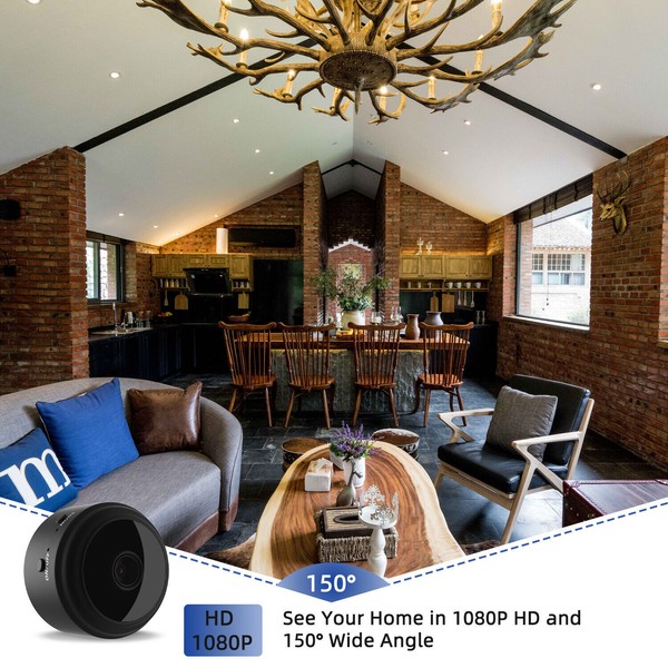 1080P WiFi Wireless IP Camera Mini Security Spy Hidden Cam with Audio Live Feed - Image 48