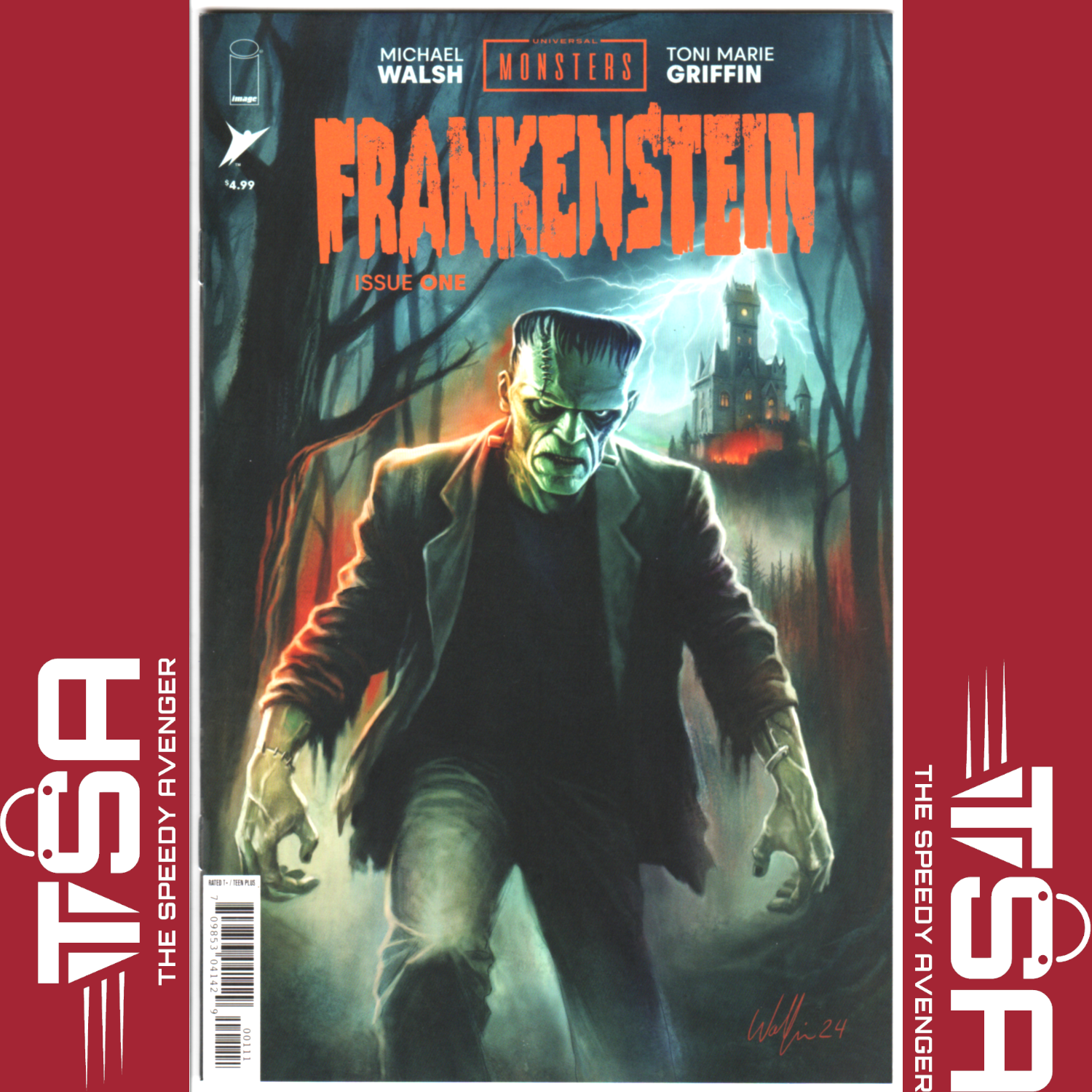 UNIVERSAL MONSTERS FRANKENSTEIN #1 Terry Wolfinger TFAW Exclusive Variant 2024
