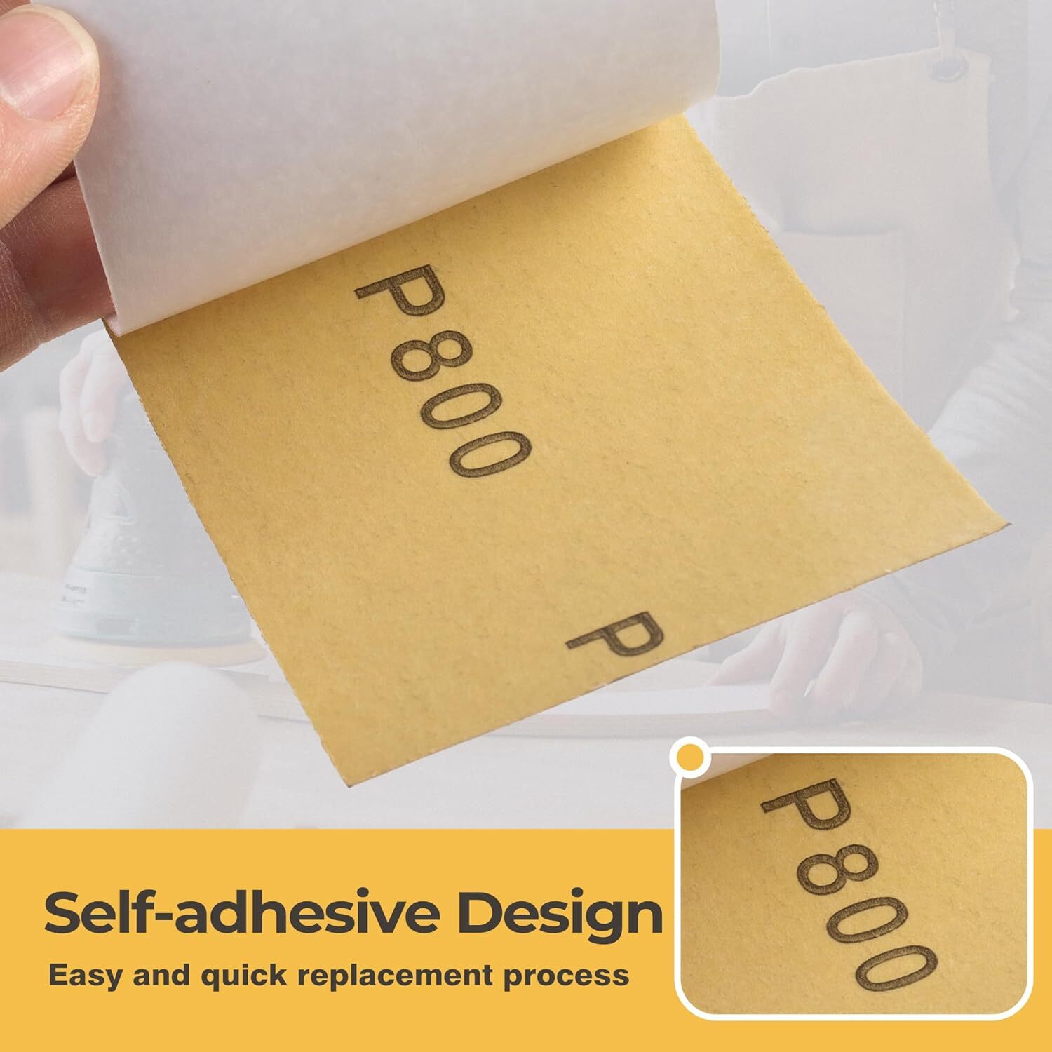 40PCS PSA Longboard 2-3/4" x 16-1/2" Sandpaper Sheet 80-800 Grit For Woodworking