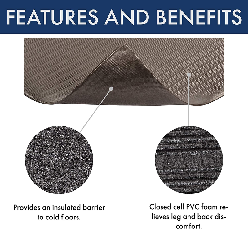 Floor Mats PVC Anti Fatigue Safety Industrial Vinyl Work Area Home Anti Slip Mat