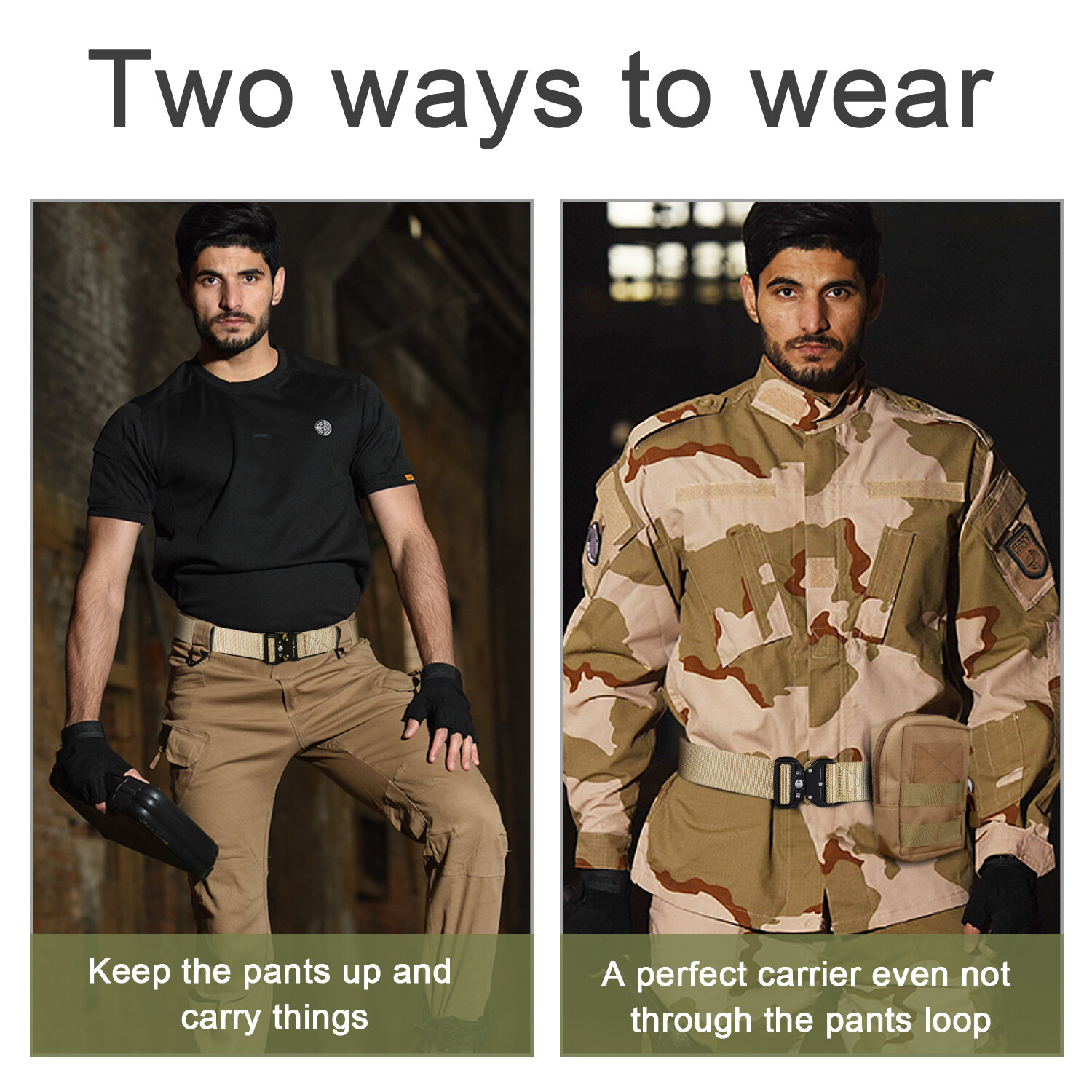 military nylon web belt