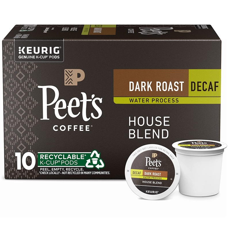 Peet'S Coffee, Dark Roast Decaffeinated Coffee K-Cup Pods for Keurig Brewers - D