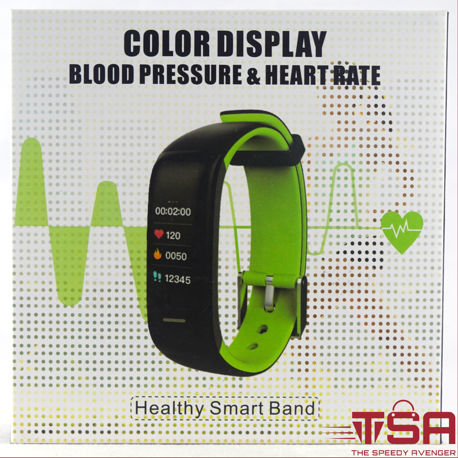 Red Waterproof Smart Watch Fitness Tracker Heart Rate Blood Pressure Sleep Track