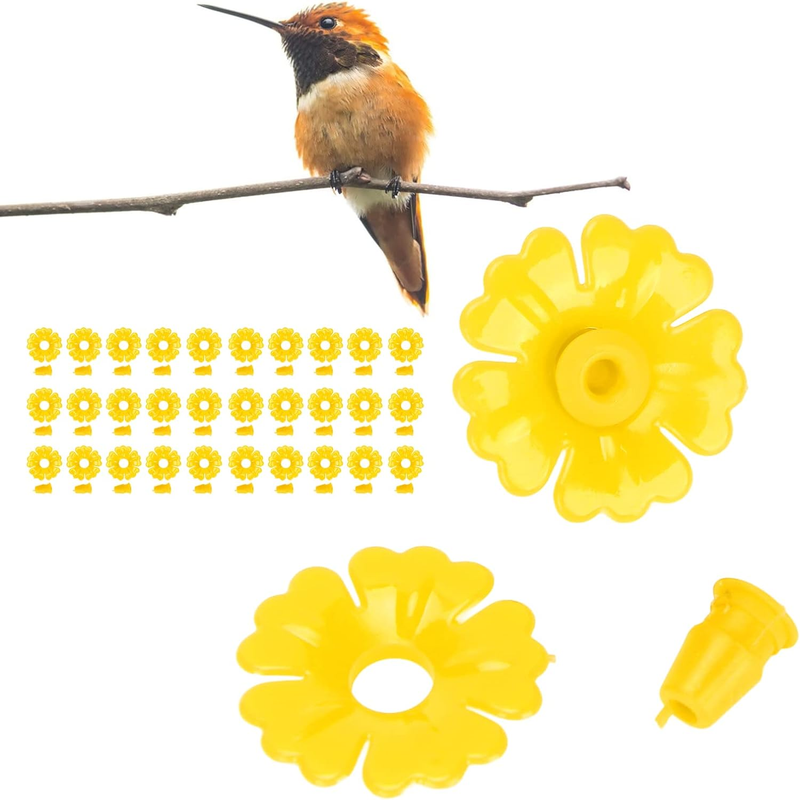 Parts, 30 Set Hummingbird Feeders Replacement Flowers Hanging