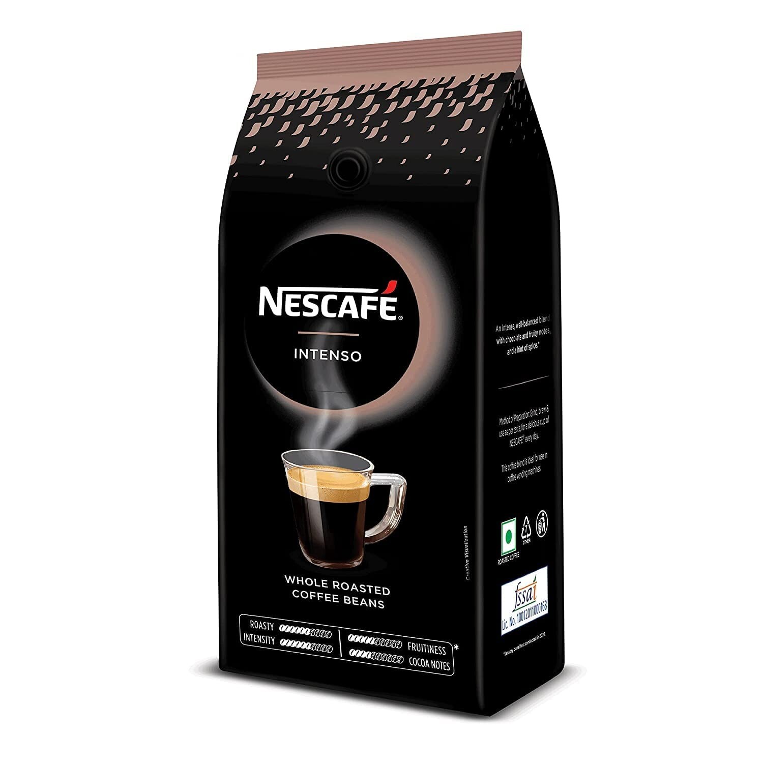 Nescafe Intenso Whole Roasted Coffee Beans 1Kg Arabica and