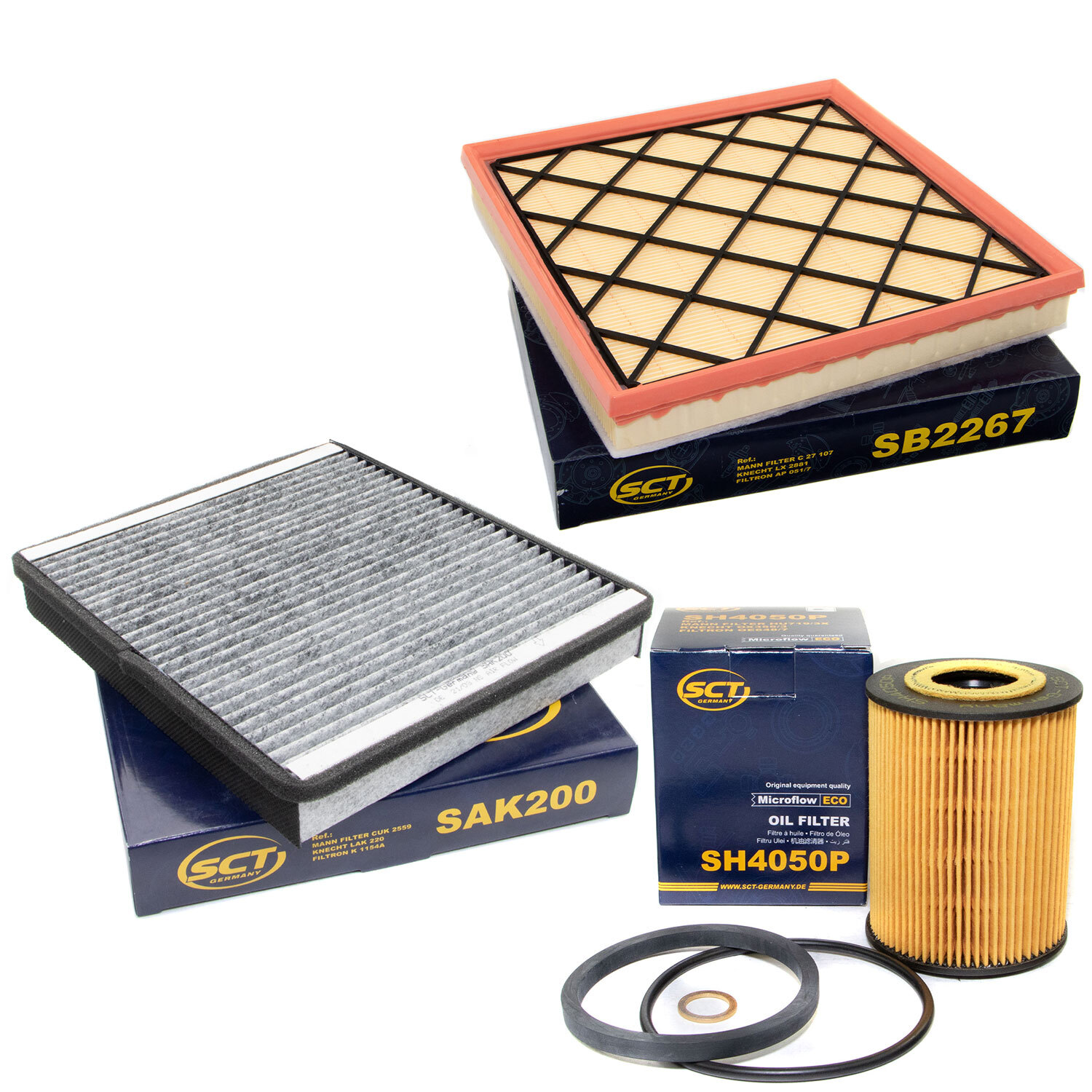 ⭐️ Inspektionspaket Filterset Febi für Caddy III Golf V 2.0 SDI