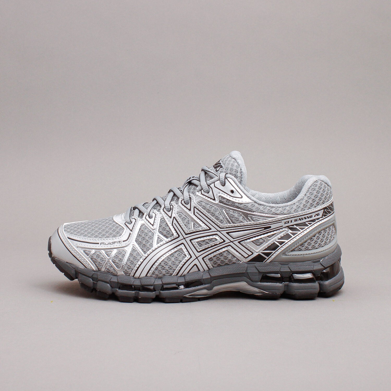 asics アシックス GELKAYANO 20 スニーカー　グレー　25cm asics - asics GELKAYANO 20 スニーカー グレー 25cmの通販 by