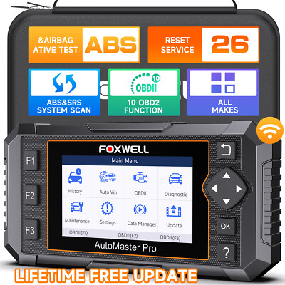 Foxwell NT650 Pro Bidirectional ABS SRS Car OBD2 Scanner Diagnostic Tool Oil EPB