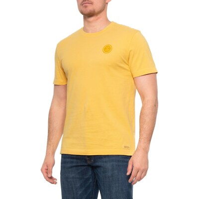 

Футболка Life Is Good Crusher Lets Go Fishing — цвет желтый Baja — размер  НОВИНКА, Baja yellow