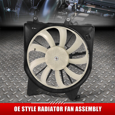 ДЛЯ 17-21 HONDA CIVIC TYPE-R 4-ЦИЛИНДРОВЫЙ ДВИГАТЕЛЬ OE В СТИЛЕ OE ВЕНТИЛЯТОР ОХЛАЖДЕНИЯ РАДИАТОРА В СБОРЕ