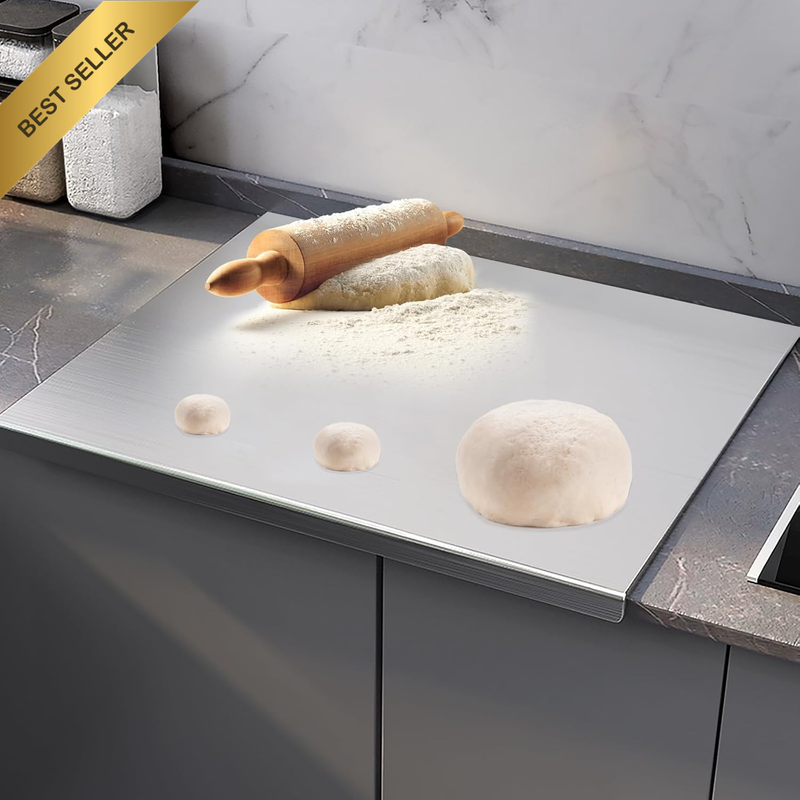 Stainless Steel Chopping Board, 40X30Cm Large Metal Cutting Board, Chopping Mat