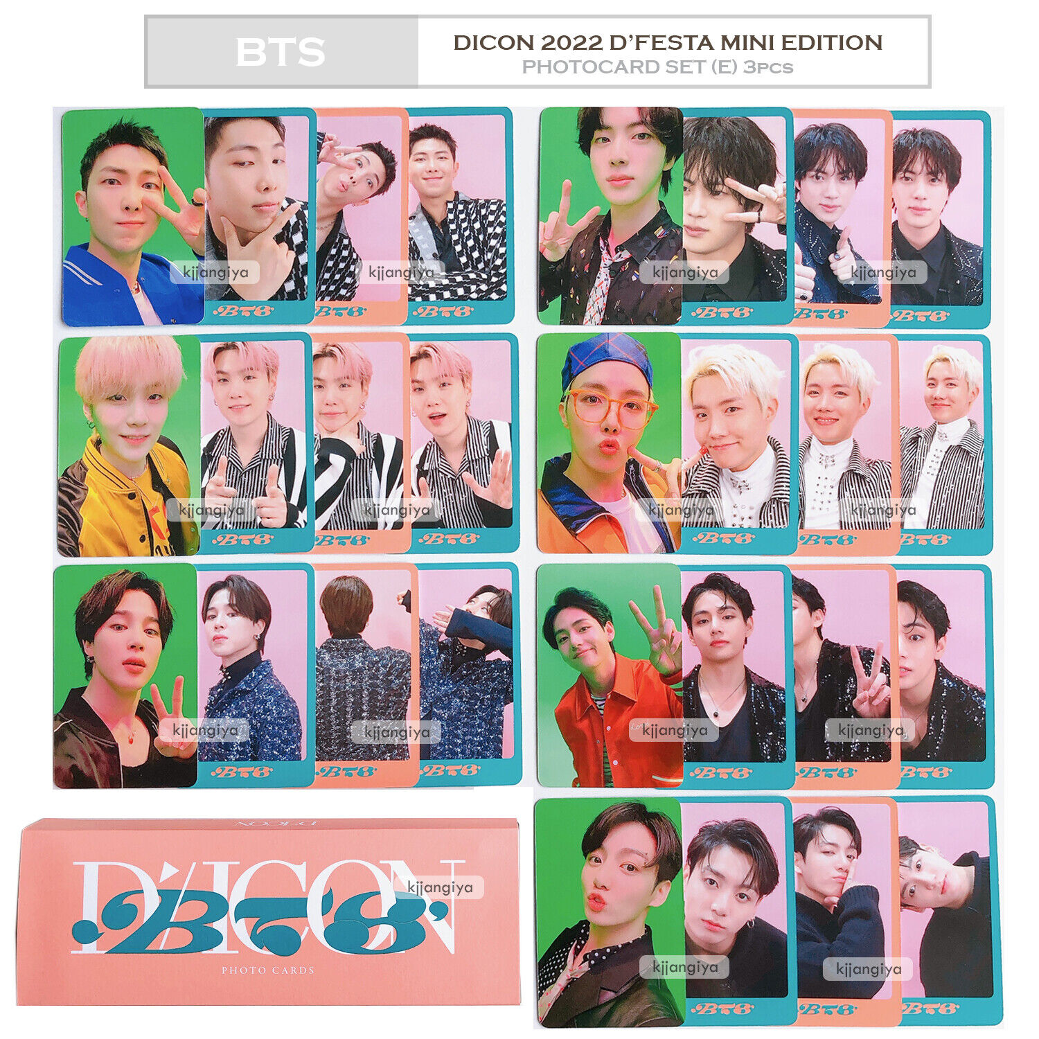 BTS DICON 2022 D'FESTA Mini Edition Official Photocard [E BTS DICON 2022 D'FESTA Mini Edition Official Photocard [E