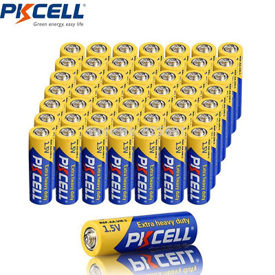 12/20/24pcs 1.5V AA Batteries Heavy Duty R6P UM3 PC1500 ND61R Zinc-Carbon New