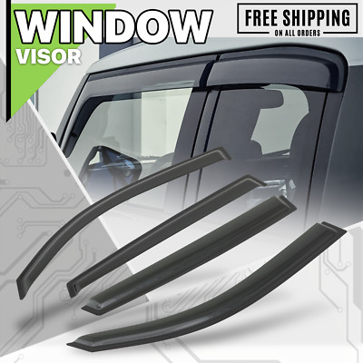 Window Visor Shade Smoke Vent Wind Deflector Guard fit 01-10 Chrysler PT Cruiser