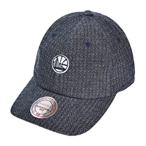 

Мужская кепка Mitchell - Ness Golden State Warriors с напуском из денима, серая кепка с ремешком на спине, Grey