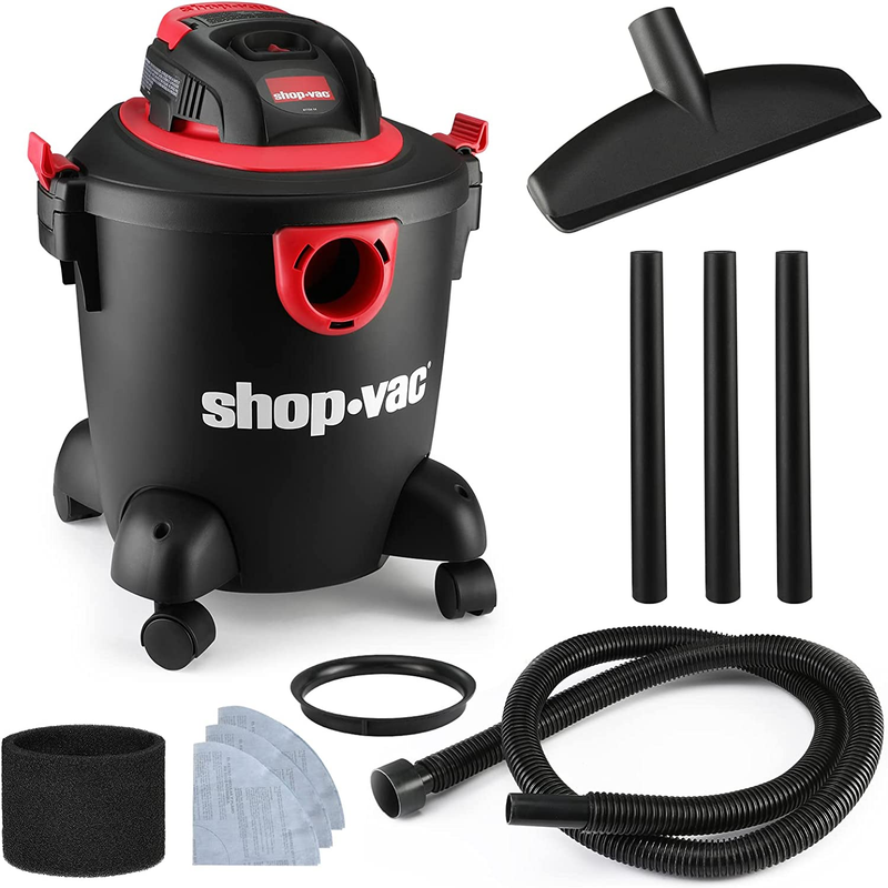Shop-Vac 5 Gallon 2.0 Peak HP Wet/Dry Vacuum, Portable Compa