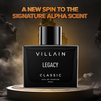 VILLAIN Legacy Classic Eau De Parfum Luxury Premium Long Lasting Perfume (50ml)