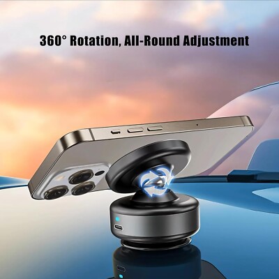 360° Rotation Car Phone Holder Mount Vacuum Suction Cup Double-sided Adsorption
