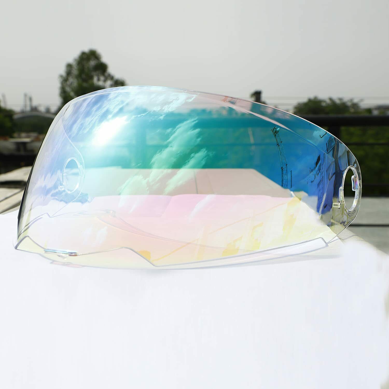 Helmet Visor Night Vision Green Visor For Steelbird SBA-1 Model Helmets 
