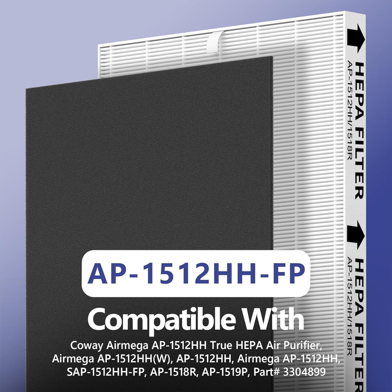 A P-1512HH-FP AP-1512HH Replacement Filter Set, Compatible with Coway Airmega AP