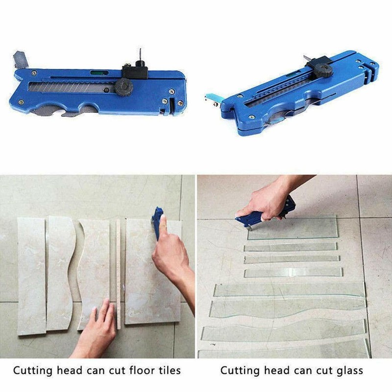 Glass & Tile Cutter Multi-function Glass Cutting Knife Hand Holes Tools