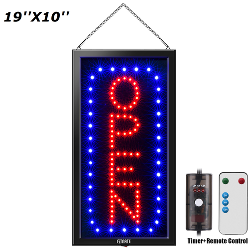 Business Flashing Lamp Board +timer Remote