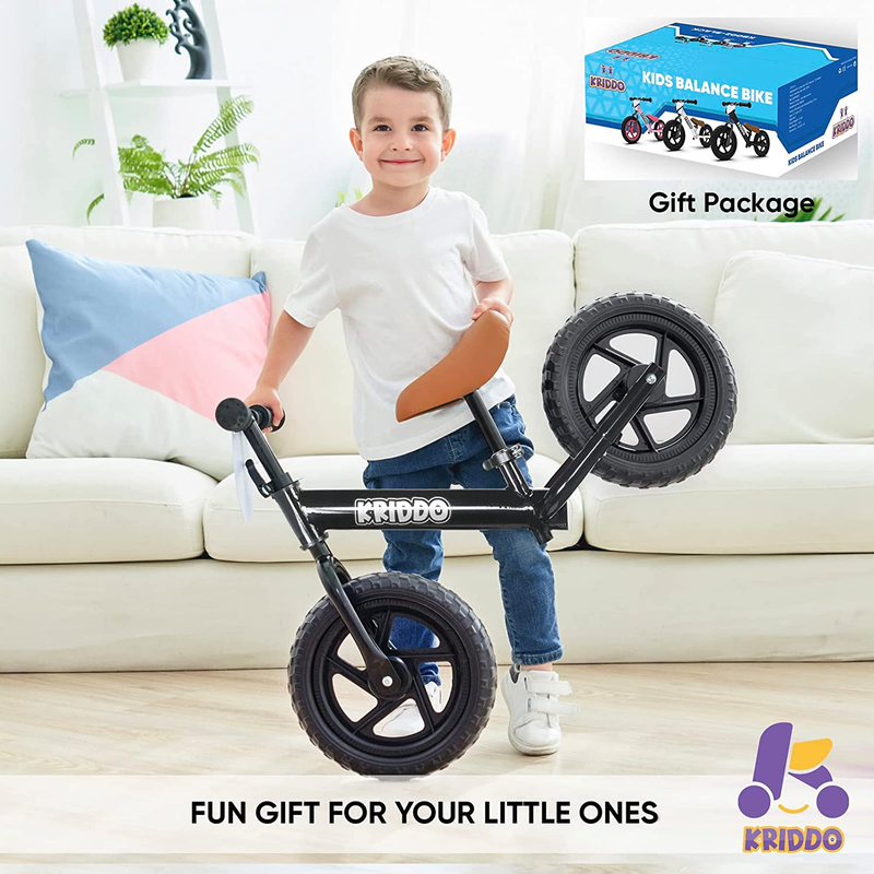 Toddler Balance Bike 2 Year Old, Age 24 Months to 5 Years Old, 12 Inch Push Bicy