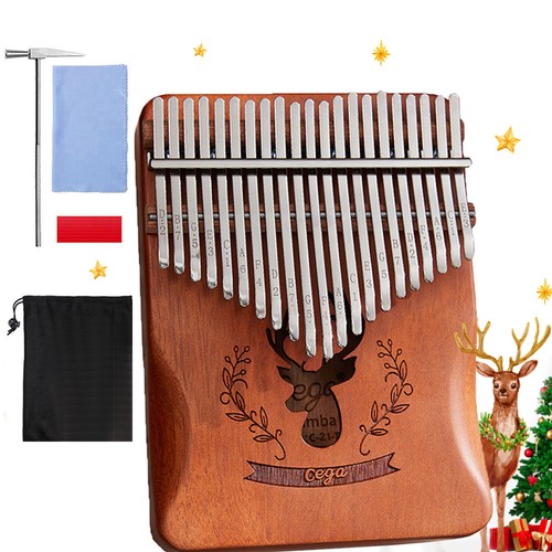 Kalimba Daumenklavier 21 Tasten Marimbaphone Thumb Piano für Kinder Erwachsene