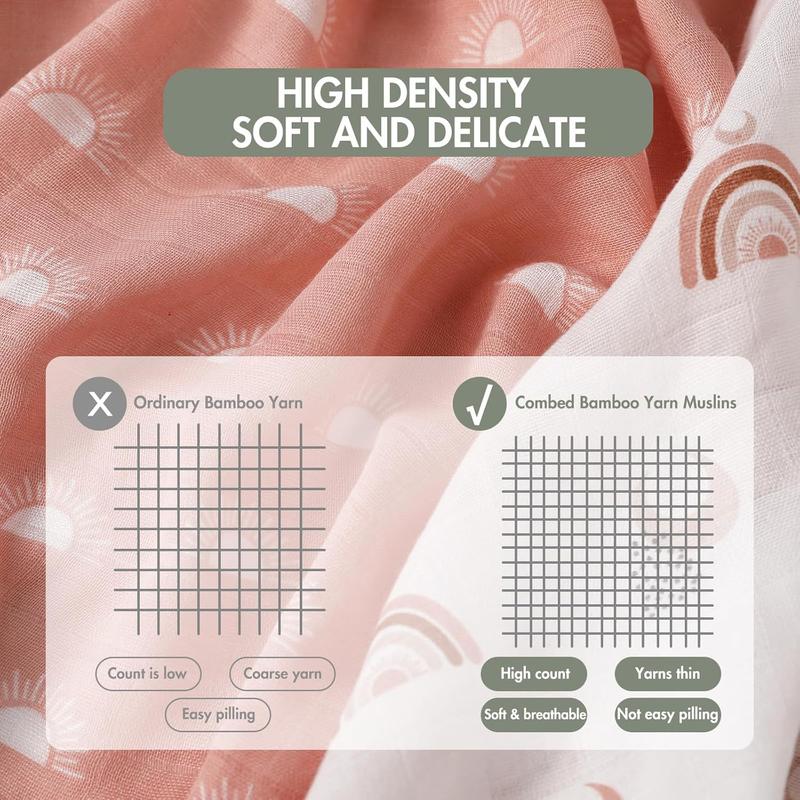 Receiving Blanket Boy Cotton Muslin Swaddle Blankets Girl Newborn Squares Breath
