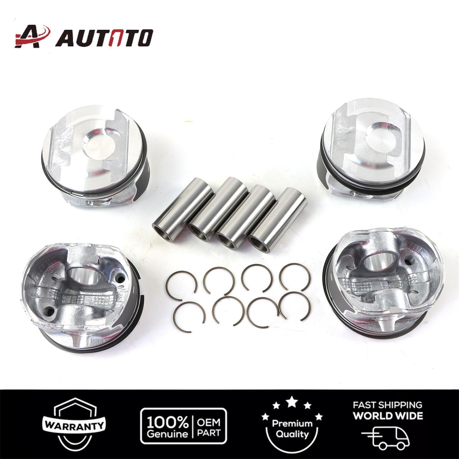 4x 2.0T Piston & Rings Kit for ATS CTS XT5 XTS CT6 Chevy Camaro