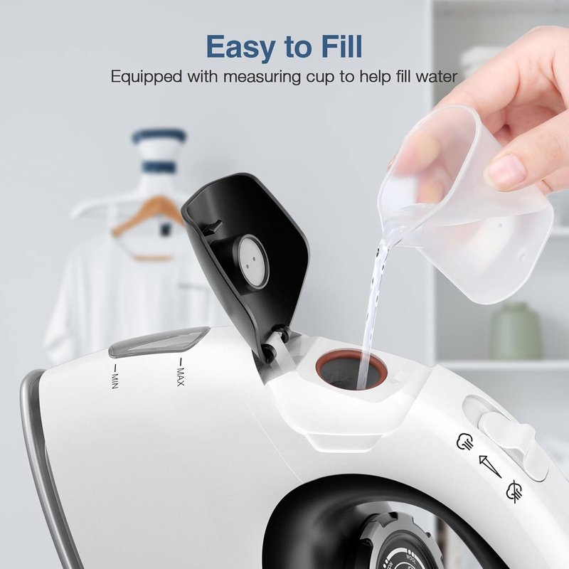 Mini Iron with Steam,Travel Iron Portable Non-Stick Soleplate Steam Samll Iron f